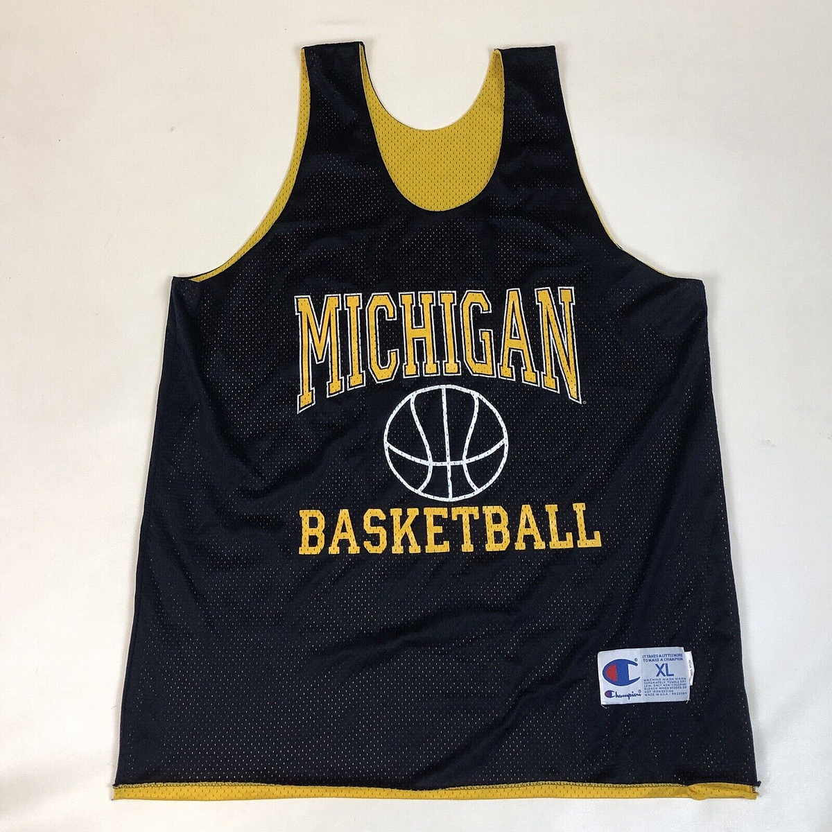 Vintage University Michigan Basketball Champion Reversible
