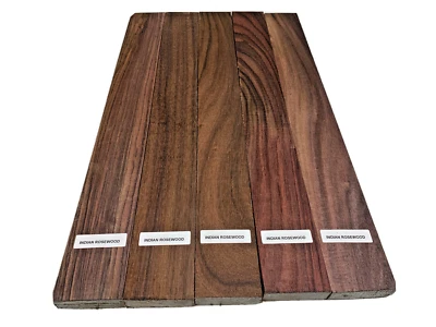 5 Pcs, East Indian Rosewood Cutting Board Blank 3/4x 2x 18 Woodturning Block