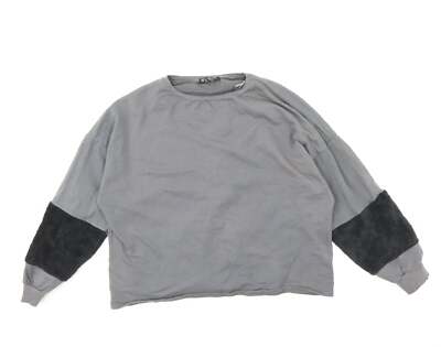 Select Damenpullover grau Baumwollmischung Größe 14