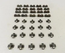 Lot of 40 FRONT & REAR PISTOL SIGHTS White Dot Vintage Gun Parts
