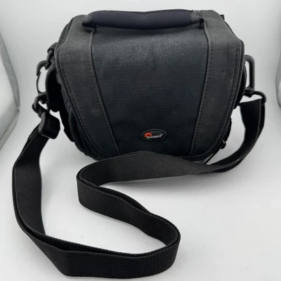 Lowepro Edit 110 Camera Camcorder Case Travel Shoulder Strap Bag Black - Image 1 of 4