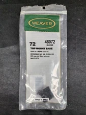 Weaver Rear Top Mount Scope Base 72 Gloss 48072 Browning (Sako Action)