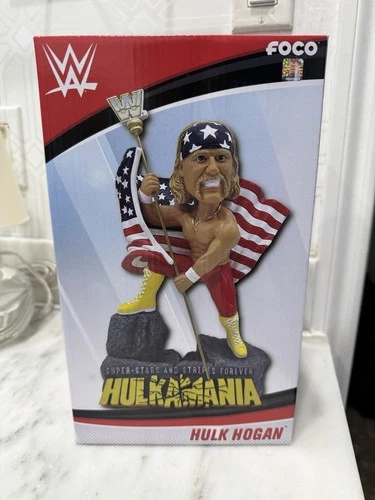Hulk Hogan Bobblehead WWE WWF Foco Hulkamania USA Stars Stripes Only 125 Made
