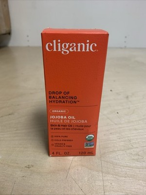 Cliganic Drop Of Balancing Hydration Jojoba Oil 4 Oz In Box