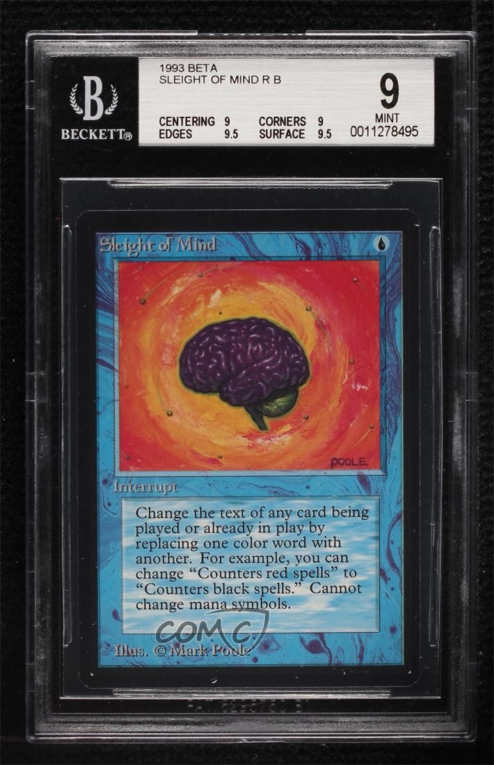 Sleight of Mind Magic: Limited Edition Beta BGS 9 MINT 1993