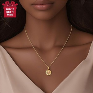 Authentic PANDACH 14K Gold Plated Star and Moon Pendant Necklace For Women Jewelry Gifts