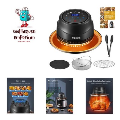 Air Fryer Lid for Instant Pot 6Qt/8Qt, in With LED Touchscreen