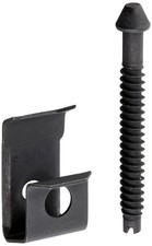 LK363 Metal 14 Extra Long Screws and Clips , Black