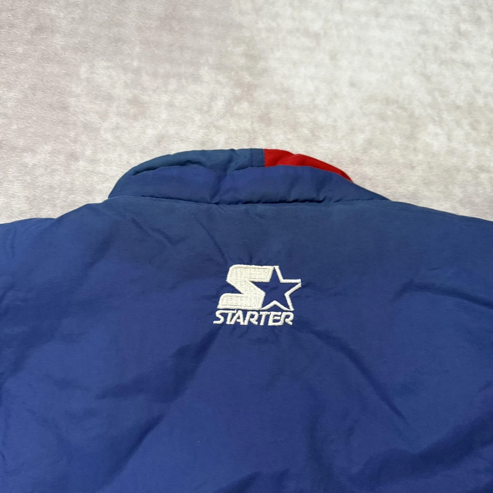 Chaqueta de Colección Años 90 Starter Buffalo Bills Para Hombres L Azul NFL Fútbol Puffer Foto 3 de 4