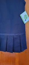 Girls Pleated Bow Jumper Uniform Dress