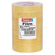 folia samoprzylepna tesa 57208-00001 19mmx66m 8 szt przezroczysta 8