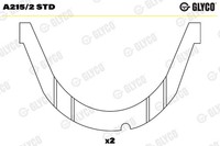 1X Glyco A215/2 STD Distanzscheibe Kurbelwelle FüR Volvo Mitsubishi Dacia ARO