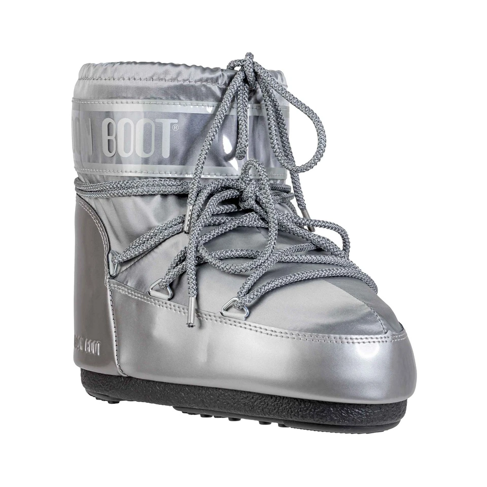 MOON BOOT ICON LOW GLANCE SILVER - Immagine 2 di 4