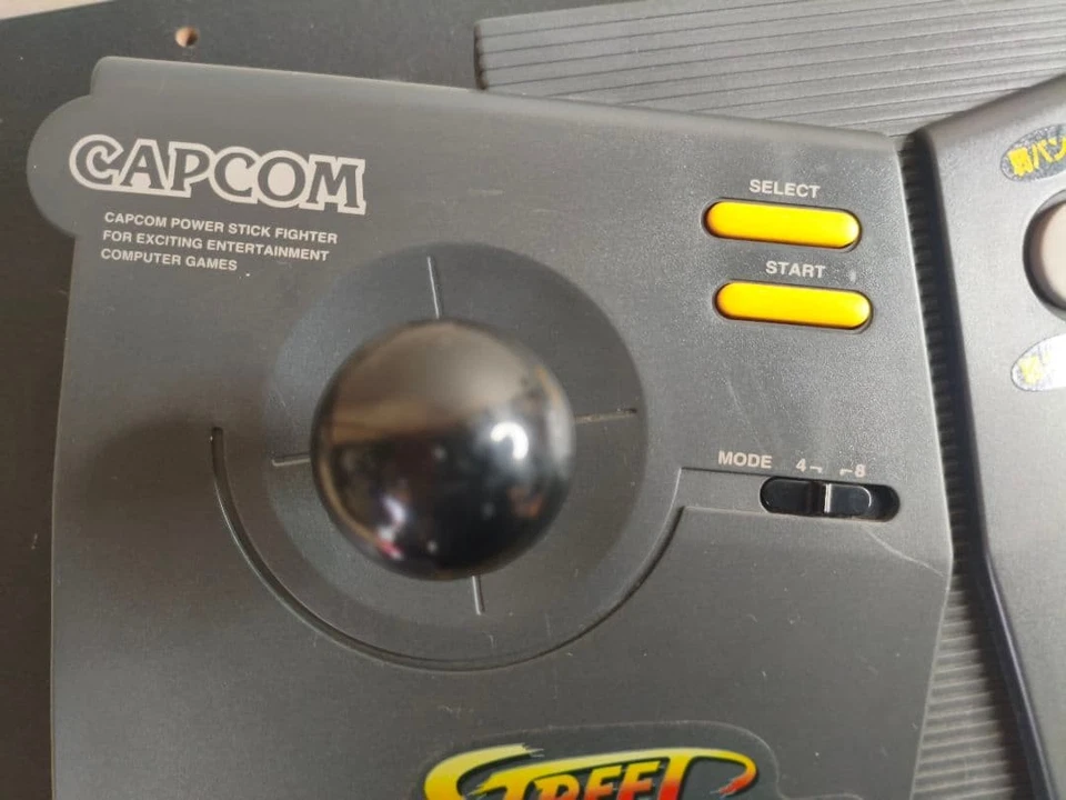 Capcom Power Stick Fighter Joystick, Tested, Used, Includes Cables & Stickers - Image 4 of 4