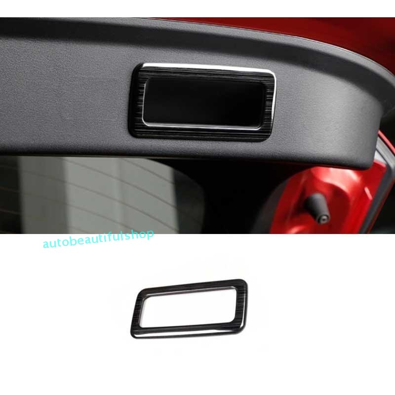 For Mazda CX-30 2020-23 Black Titanium Tailgate Rear Door Handle Frame Trim