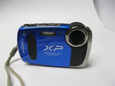 Fujifilm FinePix XP50 14MP Waterproof Digital Camera Blue WORKING TESTED