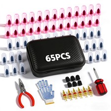 65 Pcs Tire Repair Screw Kit for Car Truck Mo...