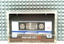 MAXELL UD  I  60    1985   JAPAN  BLANK CASSETTE  TAPE (1)  (USED)