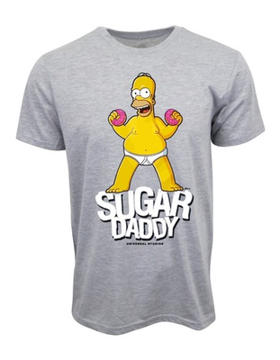 #ad The Simpsons Sugar Daddy Graphic T shirt $14.99