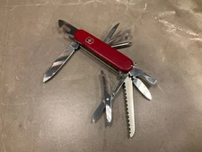 Red Victorinox Swiss Army Knife Multitool As shown