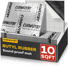 Sound Deading Material for Cars, 80Mil 2Mm 10 Sqft 0.93 Sqm Car Sound Deaden