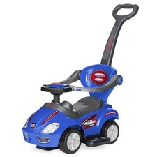 Best Choice Products 3-in-1 Kids Push Car w/ Handle Horn