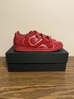 Adidas Stan Smith x Raf Simons Comfort Badge Power Red Size 10.5 Designer BB6887