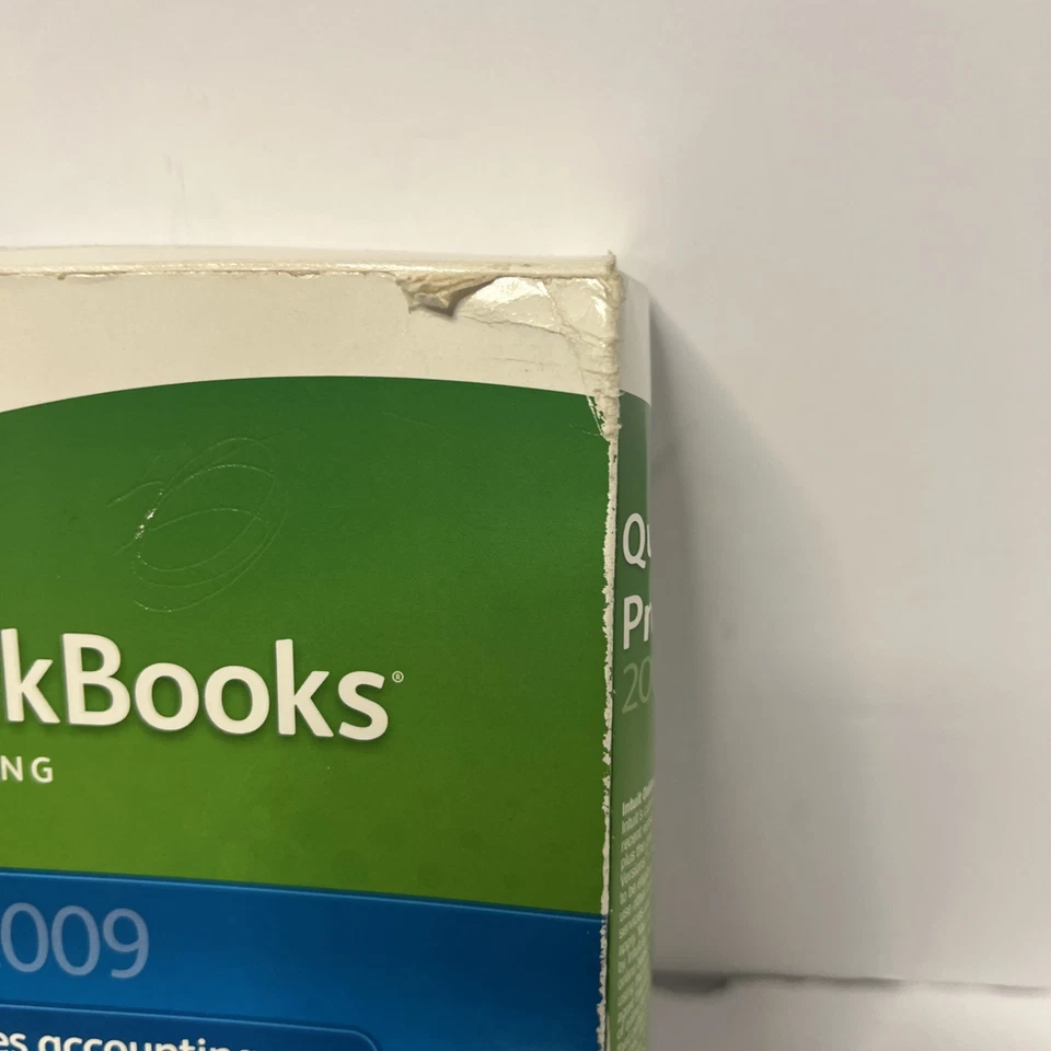 New Intuit Quickbooks Accounting Desktop Pro 2009 for PC Window XP SEALED - Image 2 of 4