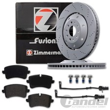 ZIMMERMANN Disques 330mm + Revêtements Arrière Convient pour Audi RS5 8T 8F