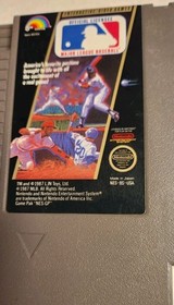 Major League Baseball MLB Nintendo NES Authentic Working Video Game Cartridge