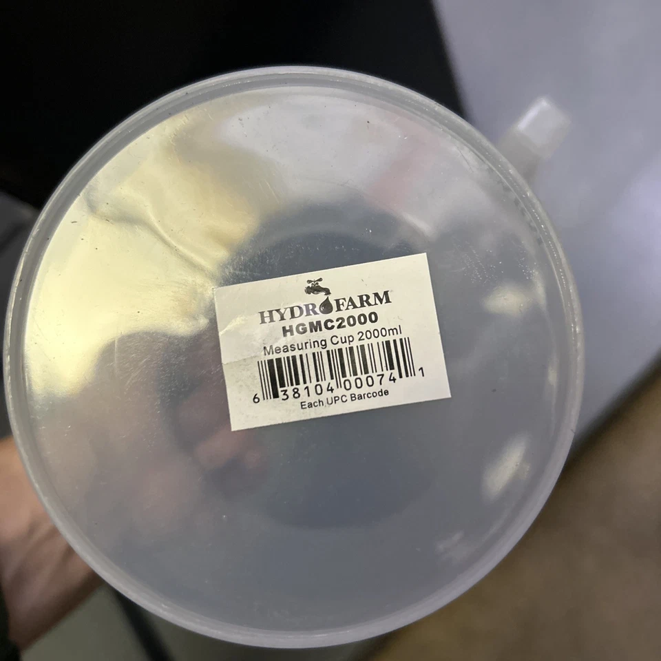 Pack de 2 2000 ml, vaso medidor jardín - jarra líquido medida 2 litros - 1 par Foto 3 de 3