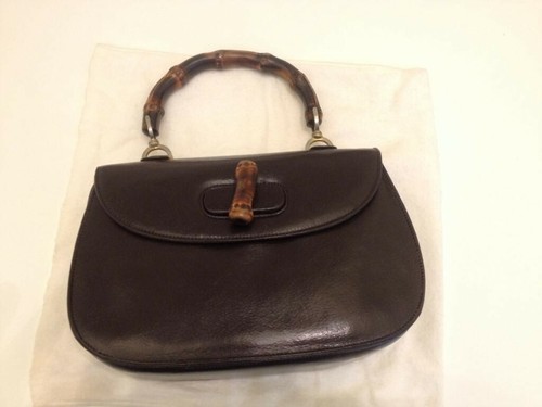 Borsa originale GUCCI Bamboo vintage pelle da collezione | eBay