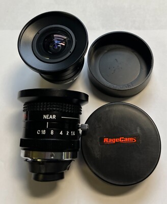 Rainbow Keyence CV-L3 Japan 3.5mm FishEye Wide Angle CCTV C-Mount Fish Eye Lens