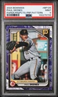 Paul Skenes 2024 Bowman Paper Prospects Purple Pattern /199 PSA 9