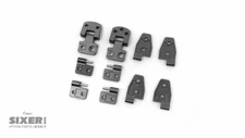 Aluminum alloy door hinge for CAPO sixer I Suzuki Samurai 1/6 rc car toy