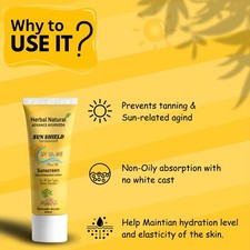 Herbal Natural Clear Broad-spectrum Facial Sunscreen SPF 50/ 3.52 oz Exp 2026
