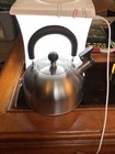 Mainstays - 1.8 Liter - 60.9 Oz - Whistle Tea Kettle - Stainless Steel