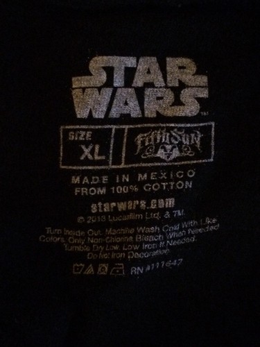 STAR WARS T SHIRT POP DESIGN XL - Picture 2 of 2