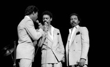 Al Goodman, Harry Ray and Billy Brown performs 1987 OLD MUSIC PHOTO 3