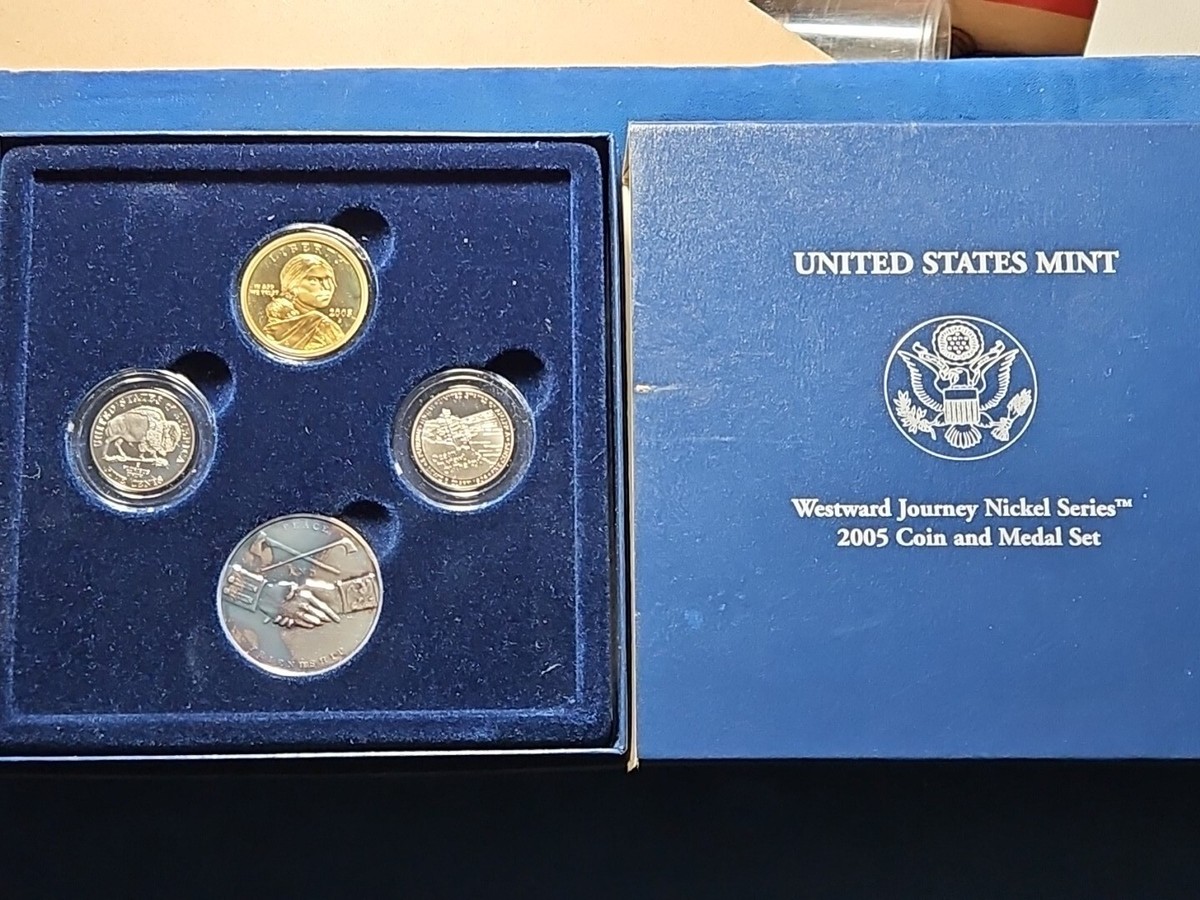 2005 Westward Journey Nickel Series Coin and Medal Set (MT.#00022