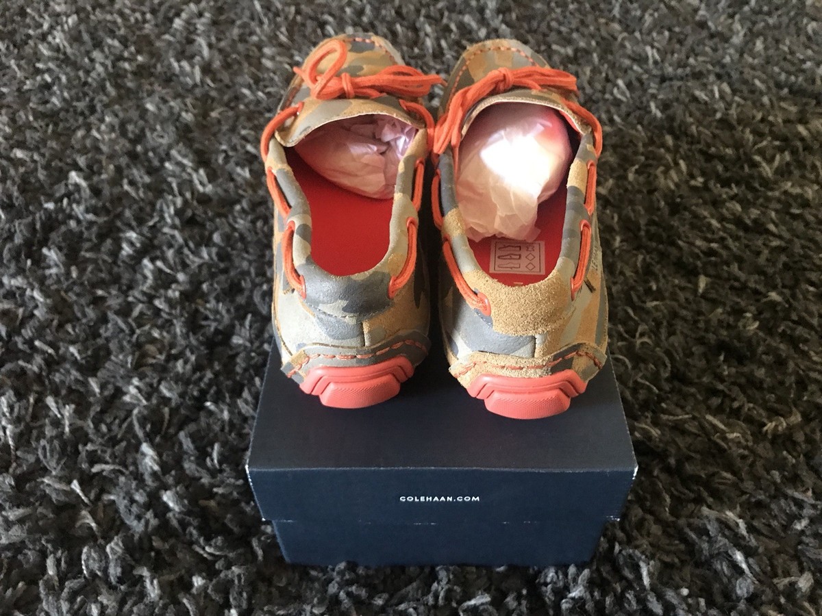 Cole Haan Grant Driver Camo/Orange Size 4 | eBay display picture 1