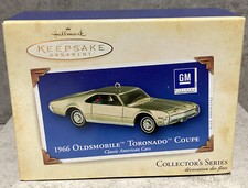 Hallmark 2004 Keepsake Ornament 1966 Oldsmobile Toronado Coupe
