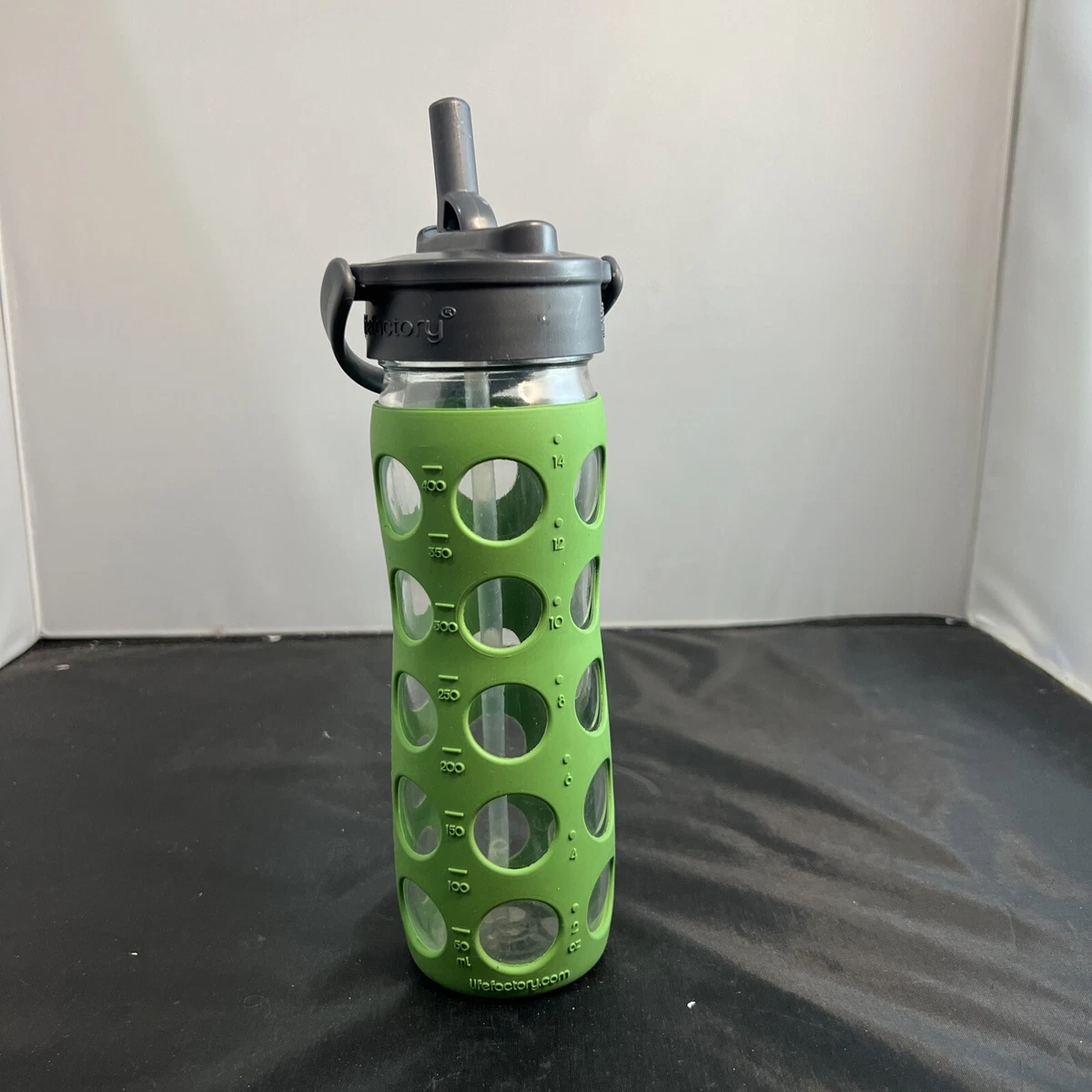 Lifefactory 22oz Glass Water Bottle With Silicone Sleeve & Active