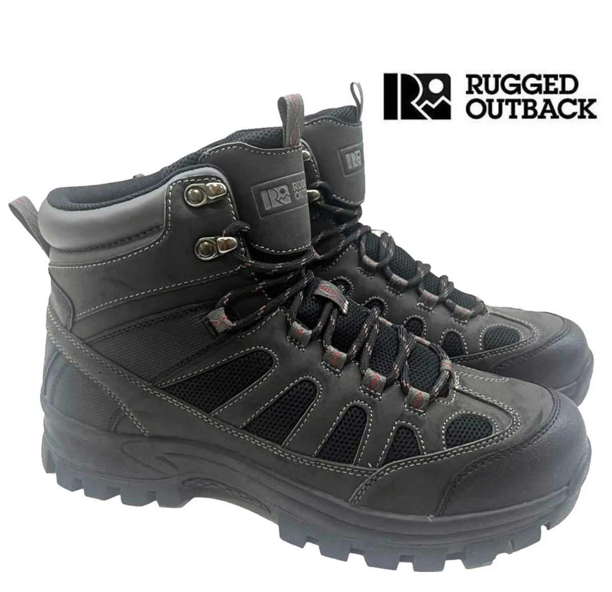 Rugged outback hiking on sale boots