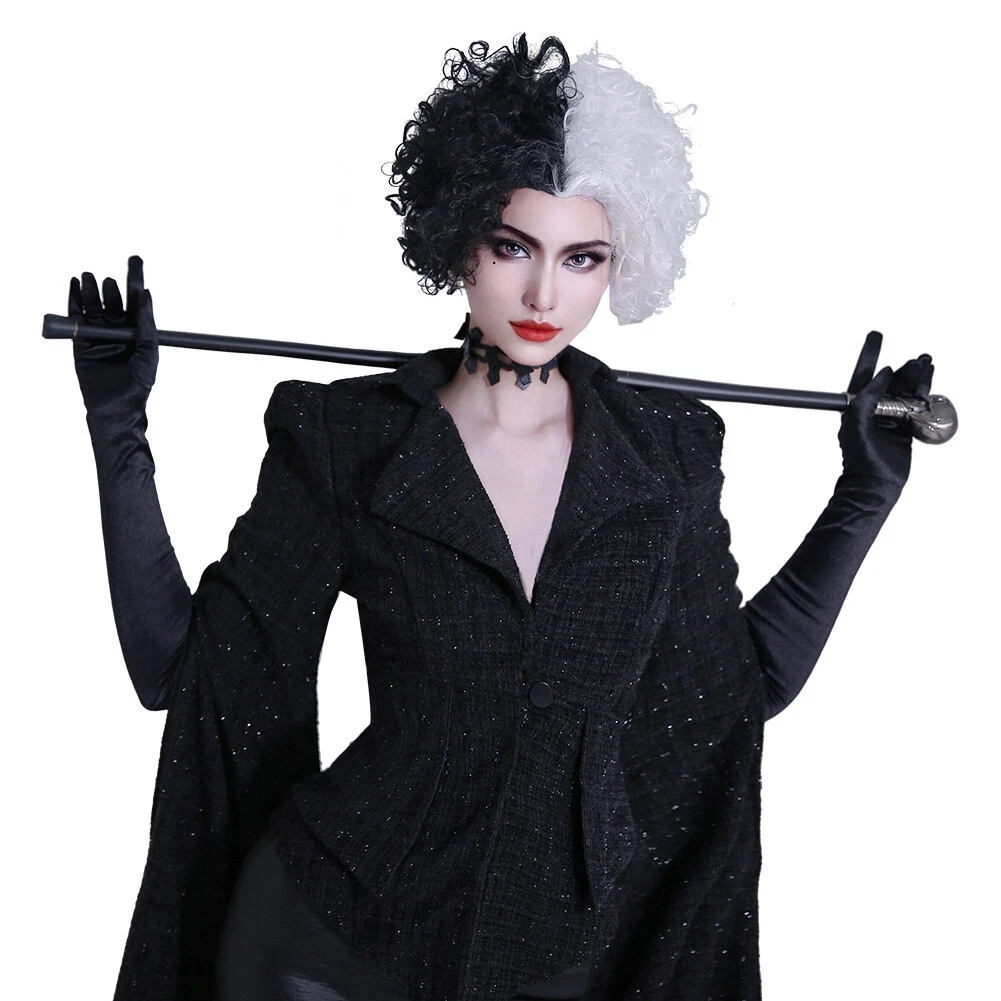 Cruella de vil black best sale coat