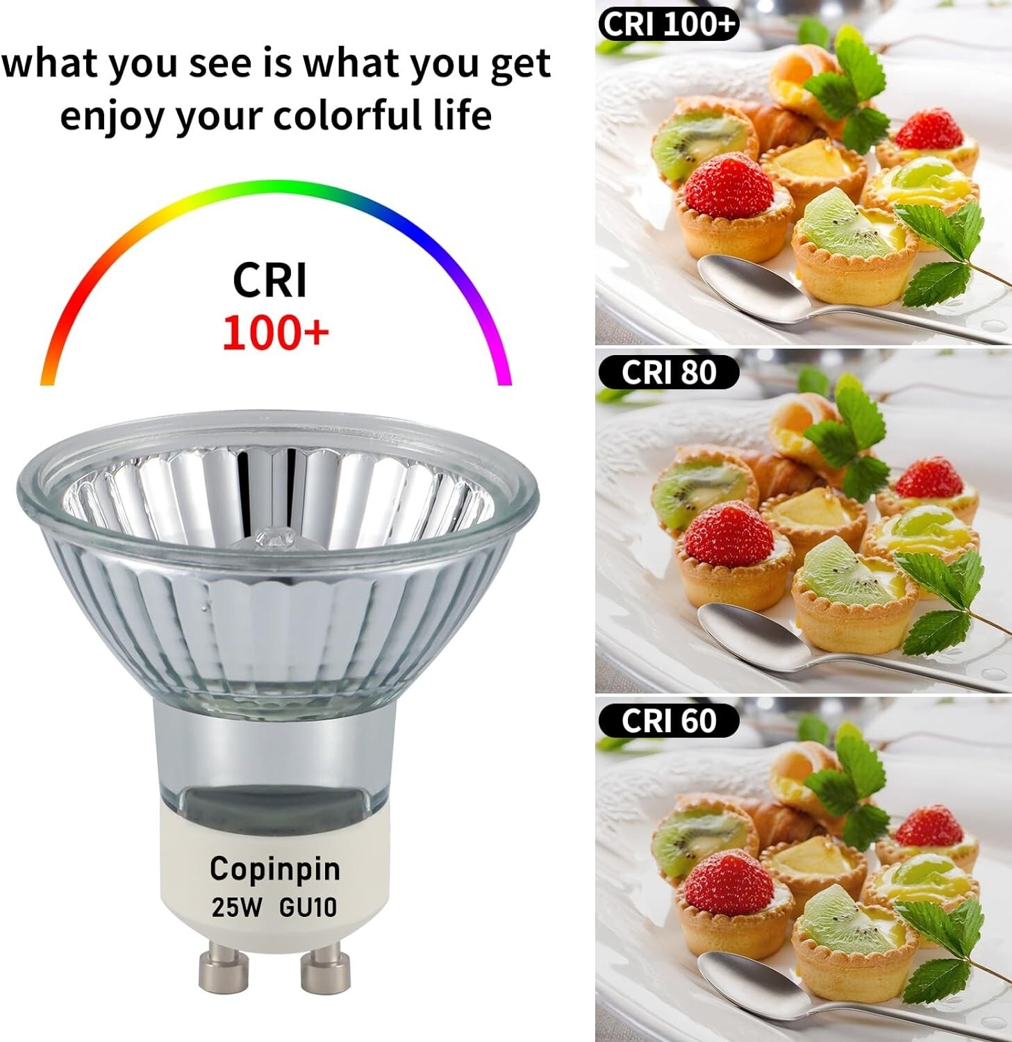 6pcs 25 Watt Replacement Bulb for Candle Warmer GU10+c 120v 25 Watt Wax