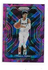 2020 Panini Prizm-Purple Ice Refractor-RC-Tyrell Terry-Mavericks-Limited 144/175