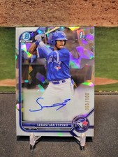 2022 Bowman Chrome Sebastian Espino 1st Atomic Variation Refractor Auto #60/100