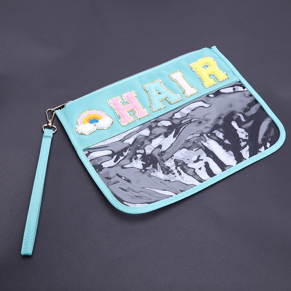 Nylon Cosmetic Bag Embroidery Cosmetic Toiletry Bag for Travel Supplies