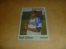 Isiah Gilliam NY Yankees Signed/Auto 2019 Topps Heritage Minors  #19